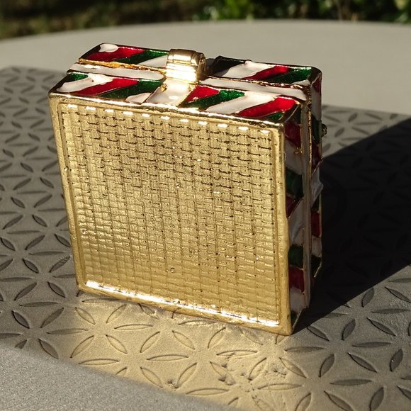 Xmas Mini Present shaped Trinket Box - Picture 7 of 7